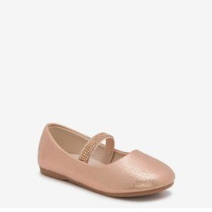 TAXI GIRL Taxi Toddler Girls Lia 02 Ballet Flat Colour: ROSE GOLD Size: 9 Medium